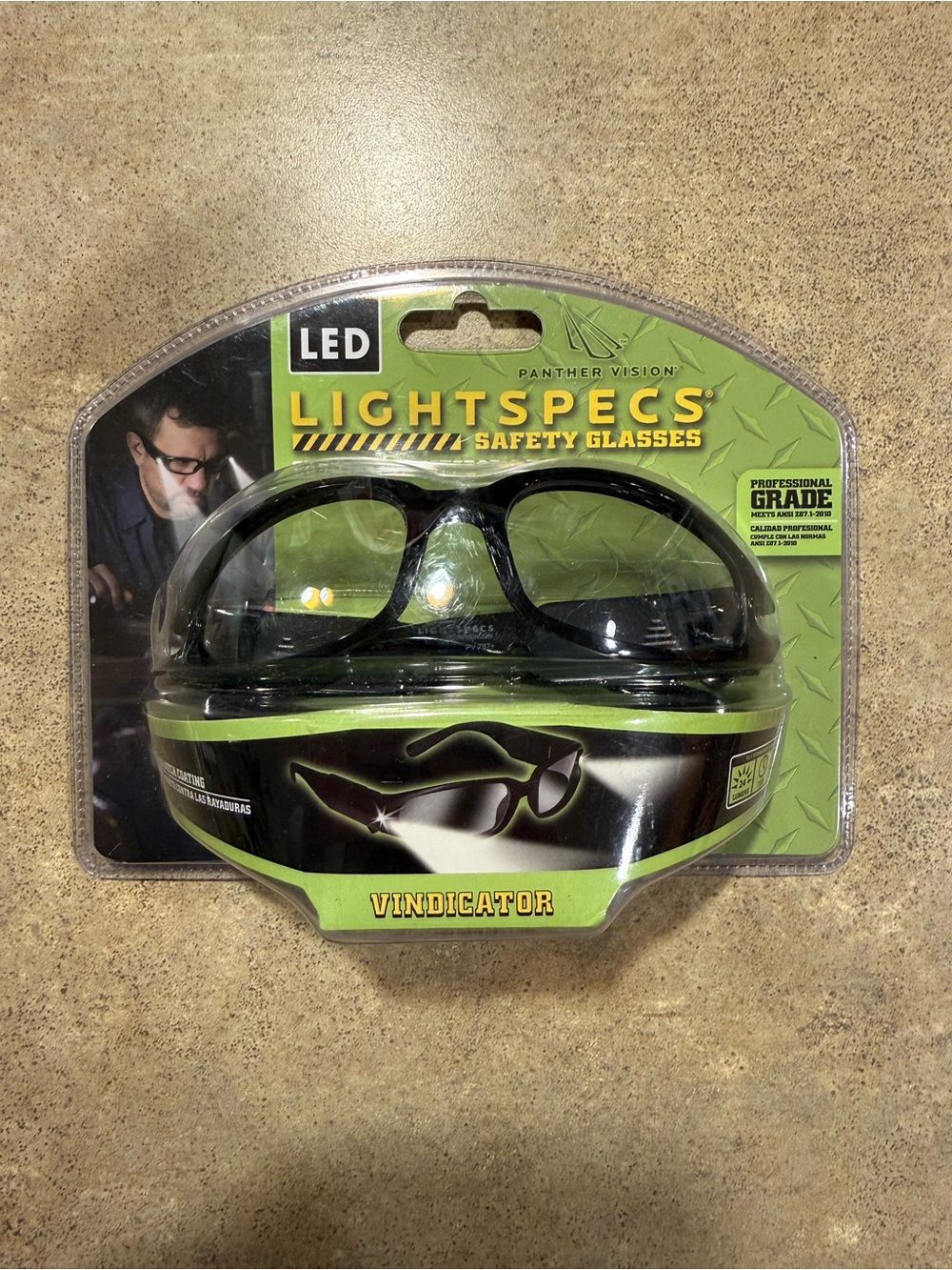 New Panther Vision LSSG5635CAT LightSpecs Safety Glasses Factory Sealed